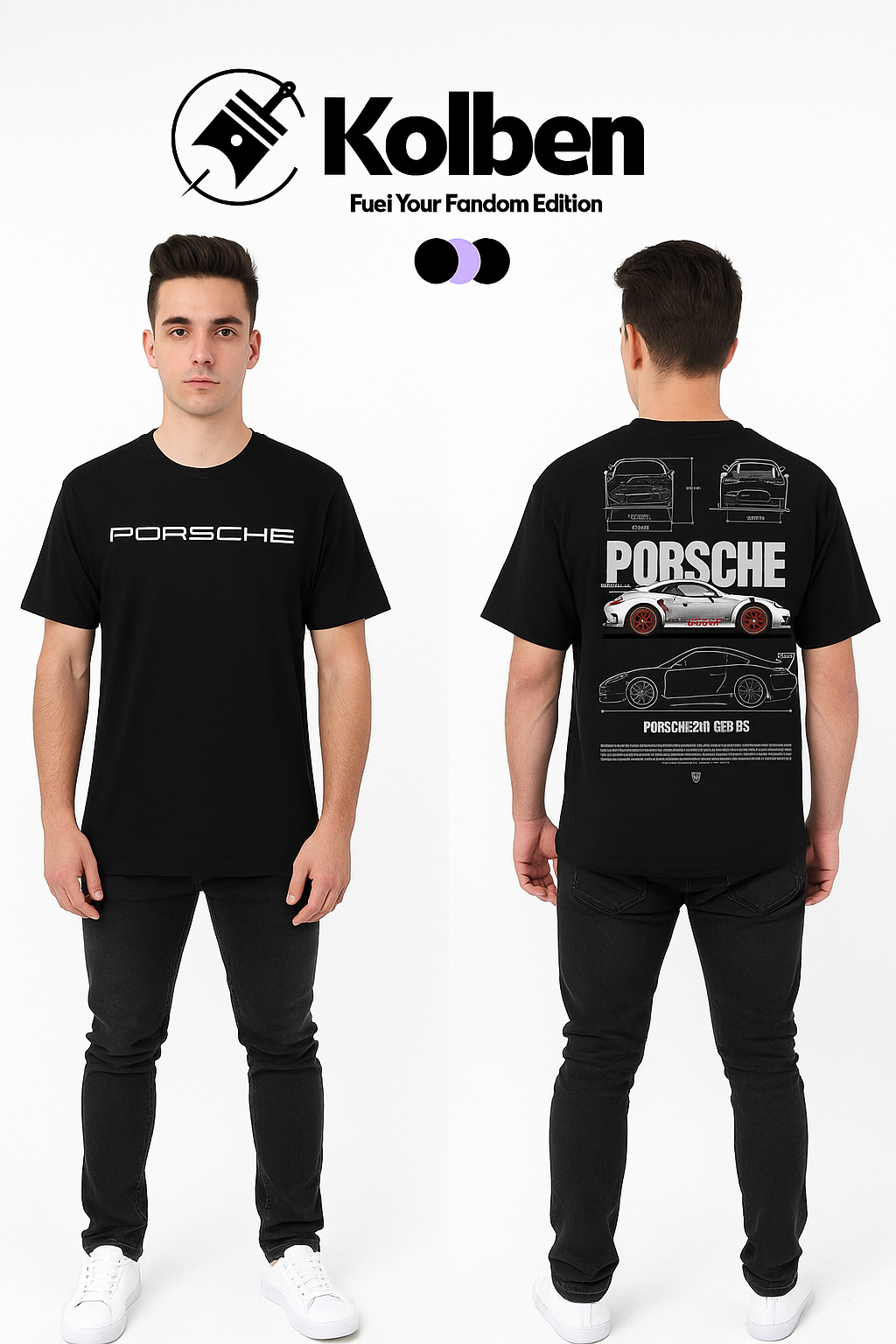 KOLBEN Racer Oversized Tee – Porsche Edition